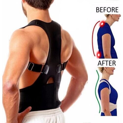 Magnetic Therapy Posture Corrector Brace Shoulder Back Support Belt for Braces & Supports Belt Shoulder Posture