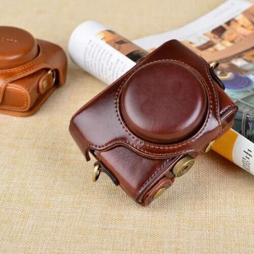 PU Leather Camera Case Cover Bag for Sony Cyber-shot RX rx100/RX100II/RX100III DSC-RX100 M3 rx100 iii RX 100 ii Camera Bag