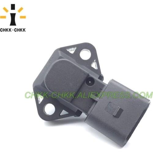 CHKK-CHKK MAP Intake Air Pressure Sensor 0261230011 030906051A 030906051 for VW Caddy II Golf III Lupo Polo 1.0 1.4