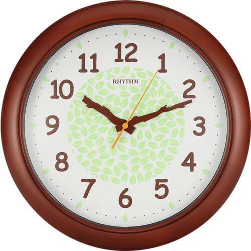 Living Room Luxury Wall Clock Silent Vintage Wooden Rural Nordic Wall Clock Modern Quartz Zegar Scienny Home Decoration AA50WC