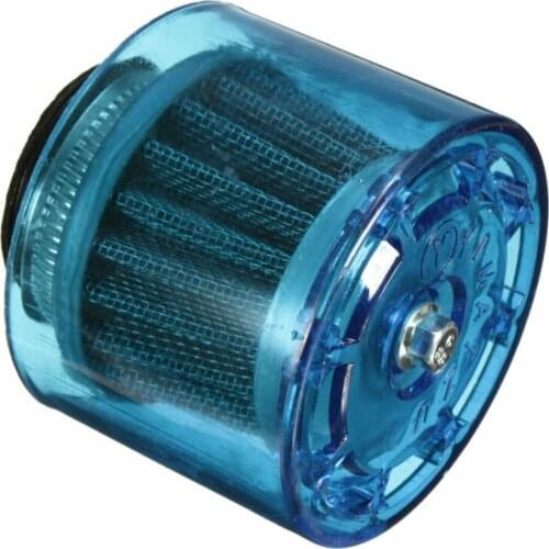 1pc Motorcycle ATV Splash Proof Air Filter 45mm QUAD Dirt Bike Plastic Cover 50cc 110cc 125cc With Blue Cover