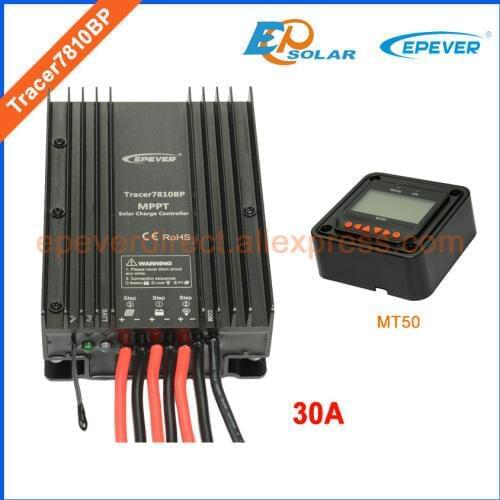 Solar cells panels system Solar controller Tracer7810BP Max PV input 100V 24V 780W system 30A 30amps MT50 remote Meter