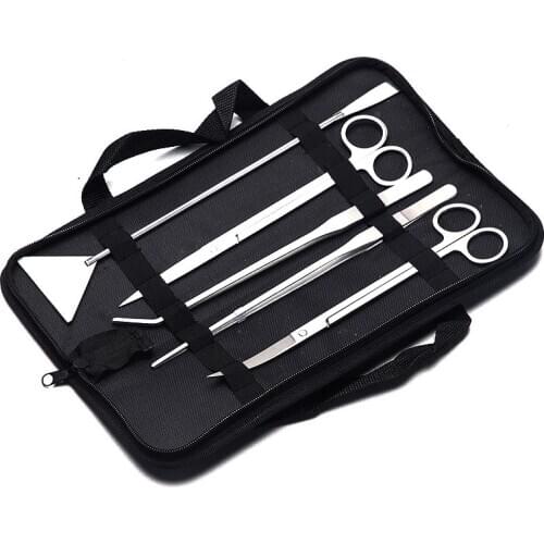 Aquarium Tools Set Plants Tweezers and Scissors Grass Stainless Steel Cleaning Tools Plants Fish Tank Accessories3 4 5 6pcs/set