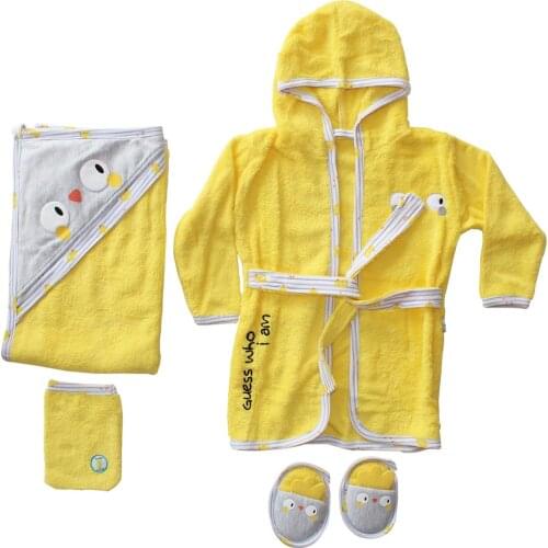 New Season Baby Bathrobe Set Winter cute warm bathrobe Cotton Soft Bathrobe baby Sleepwear Boys Girls baby cartoon bathrobe