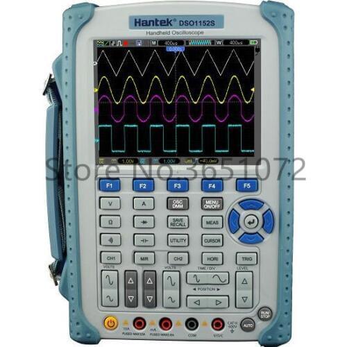 DSO1152S 150MHz Bandwidth Oscilloscope 1GSa/s sample rate,1M Memory Depth, and 6000 Counts DMM with analog bargraph