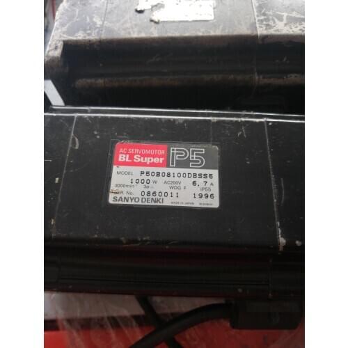 P50B08100DBSS5 SERVO MOTOR , used in good condition . 80% appearance new , good working , free shipping