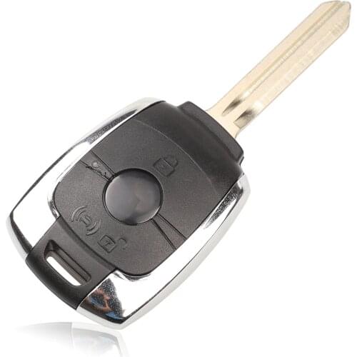 Bilchave 10pcs/Lot 2 Buttons For Ssangyong Korando 2012 Action 2012 FOB Remote Car Key Shell Case Replacement