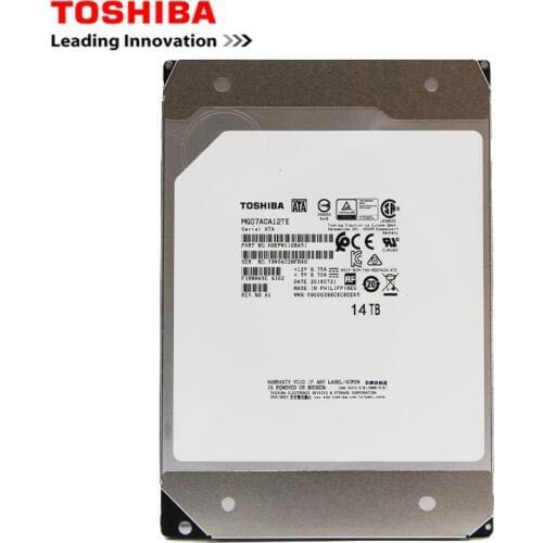 TOSHIBA Enterprise 14TB 3.5" Hard Disk 14T Internal Hard Disk HD 7200RPM SATA3 for desktop PC can be used for surveillance video