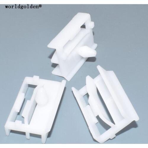 Worldgolden 100pcs plastic fasteners Body Side Sill Fastener for BMW#51458266814