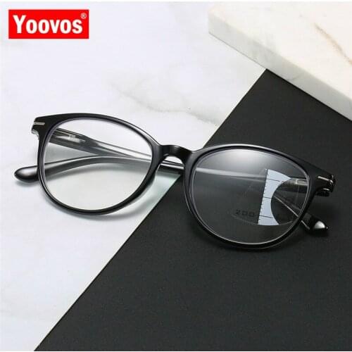 Yoovos Retro Reading Glasses Women/Men Round Women Anti-Blue Light Eyewear Optics Glasses Brand Designer Women Reading Okulary