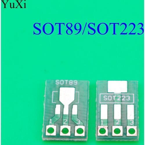 YuXi SOT89 SOT223 to DIP Transfer Board DIP Pin Board Pitch Adapter keysets SOT-89 SOT-223 Transfer to DIP