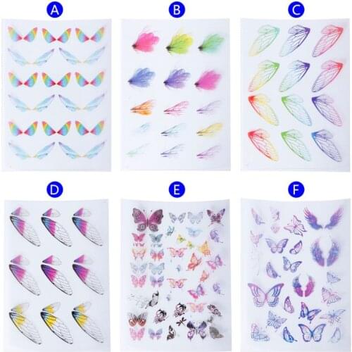 Filling Material Butterfly DIY Epoxy Resin Crafts Filler Jewelry Making Handmade 3D Colorful Insect Dragonfly Decoration