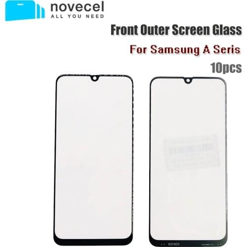 10pcs Ori Front Outer Screen Glass For Samsung A41 A51 A71 A10 A20 A30 A40 A50 A60 A70 A80 A90 Touch Screen Cracked Replacement