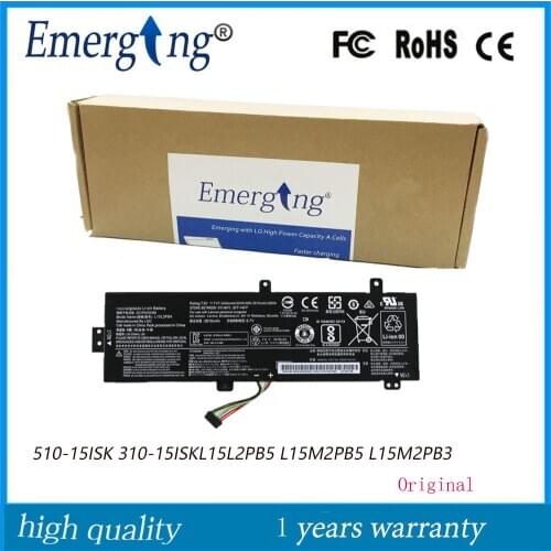 7.6V 30WH New Original L15L2PB4 Battery for Lenovo IdeaPad 510-15ISK 310-15ISK 310-15IAP 310-15ABR L15L2PB5 L15M2PB5 L15M2PB3