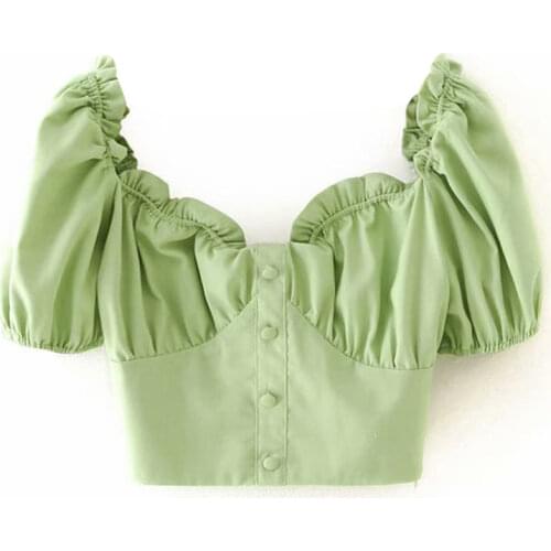 Aachoae Women's Ruffle Shirts