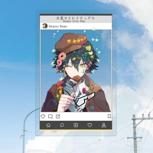 Anime Bungo Stray Dogs Osamu Dazai Nakahara Chuuya Edogawa Ranpo Cosplay Acrylic Plate Keychain Bag Pendant Gifts