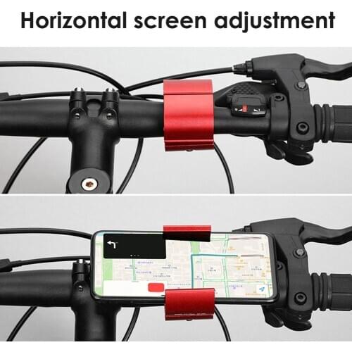 Bike Cellphone Holder Adjustable Aluminium Alloy Mobile Phone Mount for Mountain Bike Bicycle Handlebar Phone Holder BIke Part