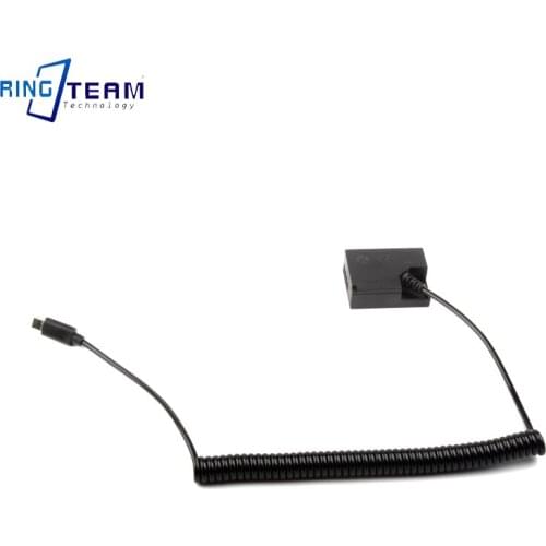 For Fujifim Digital Camera X-T30 II E1 E2 Pro1 T1 T2 T3 T10 T20 T30 HS33 PD Power Adapter to NP-W126 TYPEC Spring Wire CP-W126