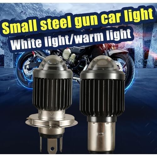 H4 LED Motorcycle Headlight Ba20d HS1 H6 Scooter Motorbike Headlamp Light Bulb DRL Accessories