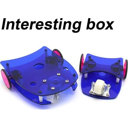 Intelligent car chassis r3w5 robot intelligent DIY two drive N20 car chassis maker electronic materials