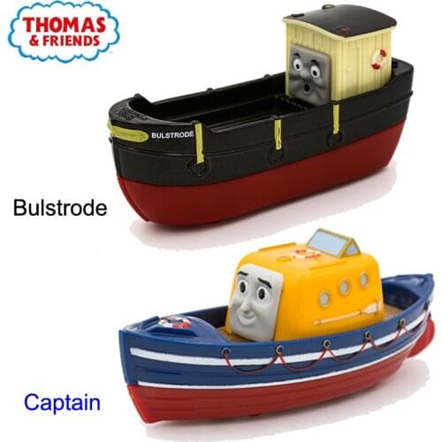 Classic Thomas And Friends Captian And Bulstrode Ship Model Combination Sets Toys Metal Plastic Magnetic Connect Toys Cars