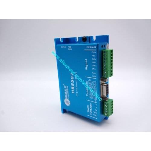 Leadshine HBS507 updated from old model HBS57 Closed-Loop Stepper Drive with Maximum 20-50 VDC Input Voltage, and 8.0A Current