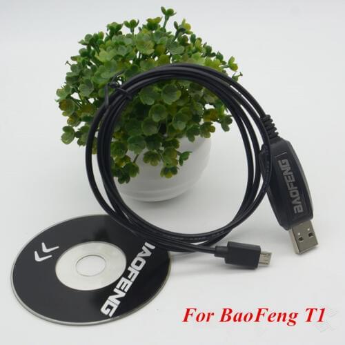 BEST Original BAOFENG USB Programming Cable For BAOFENG BF-T1 UHF 400-470mhz mini walkie talkie radio