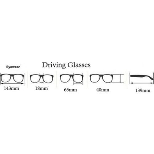 Men Polarized Driving Sunglasses Night Vision Glasses Goggles Reduce Glare