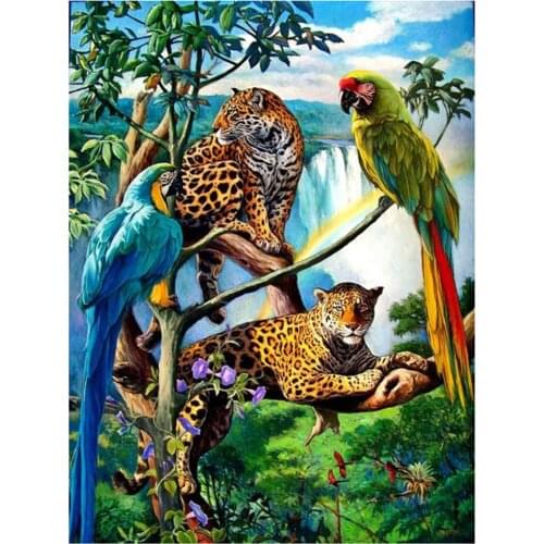 Dpsprue Full Square/Round Drill 5D DIY Diamond Painting "Animal Bird" Diamond Embroidery Cross Stitch 3D Decor Gift HG04