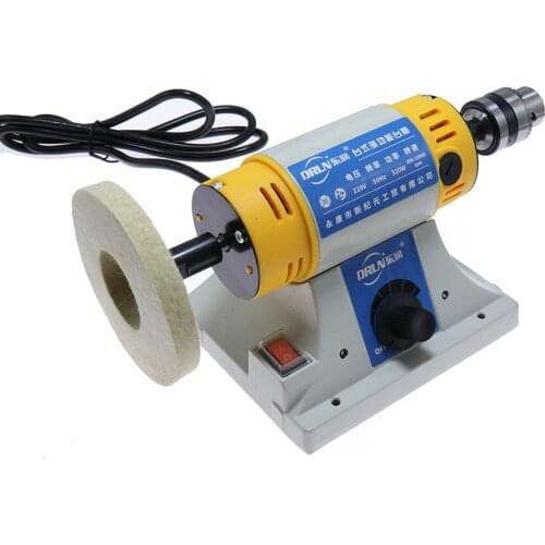 220V 400W Desktop Polishing And Grinding Cutting Machine For DIY Woodworking Jade Jewelry Dental Bench Lathe Motor