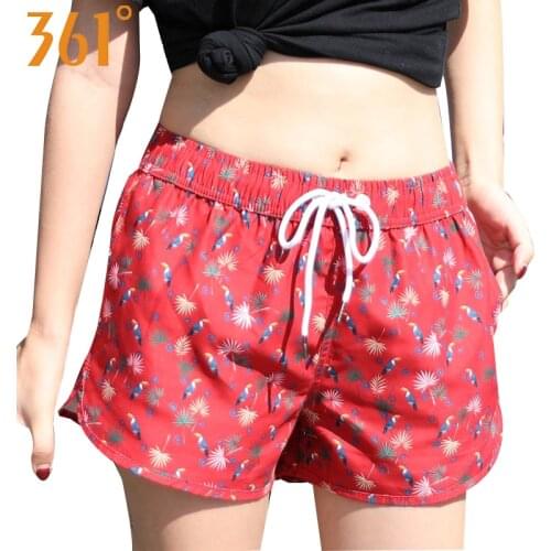 361 Couple Matching Beach Shorts Quick Dry Swimming Shorts Men Women Beach Pants Sports Swimming Trunks Surfing Pants Swimwear