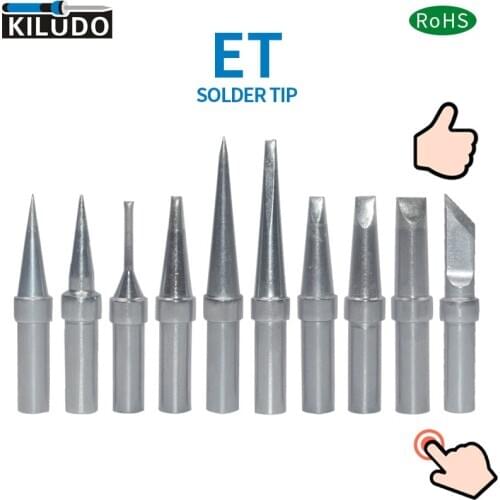 KILUDO 10pcs Solder Iron Tip WESD51 PES51 soldering station Tip for Weller WES51 ETS