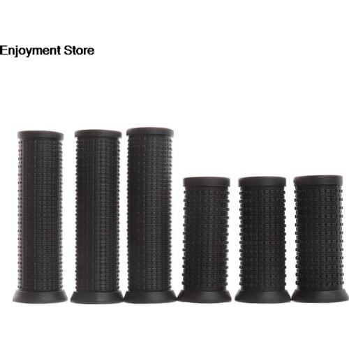 1 Pair Bicycle Handlebar Grips Anti-Slip Soft Shockproof TPR Rubber Mountain Bike Handlebar Cover For 22.2mm Handle Long & Short