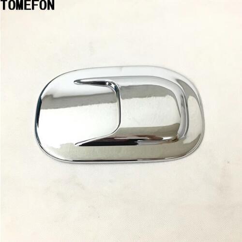 TOMEFON ABS Chrome Glossy Oil Fuel Cap Cover Fuel Tank Cover Auto Exterior Trim 1piece For Mazda CX-5 CX5 2017 2018