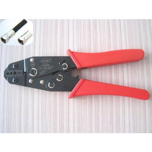 Ratchet crimping plier tool HS-03H (European style) for Coaxial cable
