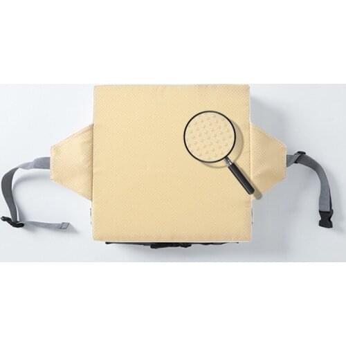 A2UB 2 Pcs/Set Baby High Chair Booster Children Increased Seat Pad Waterproof PU Leather Dining Chair Cushion