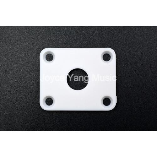 2pcs Niko White/Black/Cream LP Electric Guitar Plastic Jack Socket Plate Cover Back Plates Pickguards Free Shipping