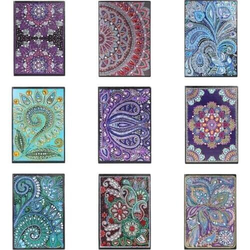 50 Pages A5 Notebook DIY Creative Special Shaped Diamond Painting Notebook No Lines Diary Book Diamond Cross Stitch Craft Gift