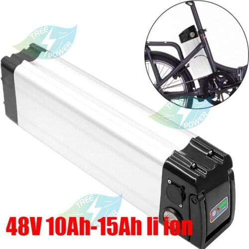 48V Silver Fish Battery 10Ah 12Ah 15Ah Electric Bike Battery For 500W Bafang Motor Electric Bicycle Kits
