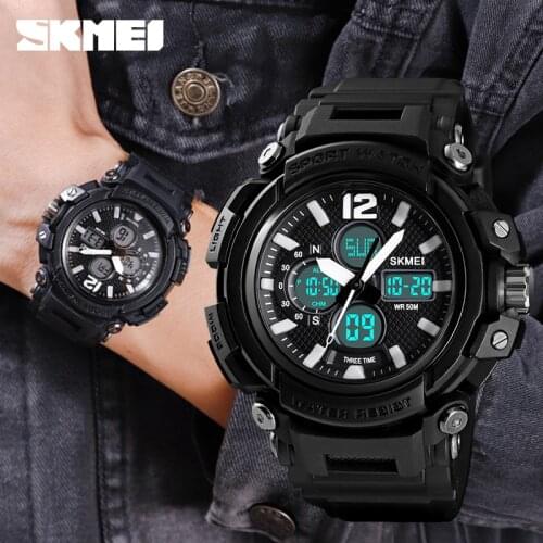 Sport Watch Men Chrono Alarm Waterproof Digital Quartz Wristwatches SKMEI Outdoor LED Military Mens Watches Student reloj hombre