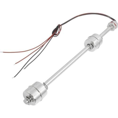 Water Level Sensor Dual Balls Stainless Steel Float Switch 265mm Length