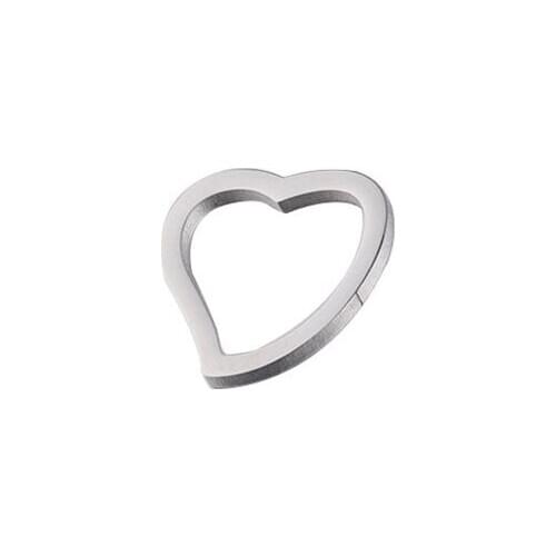 ELANUOYY 20pcs Heart Pendant DIY Jewelry Bracelet Chain Accessories Wholesale
