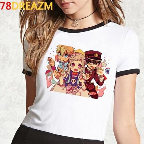Toilet Bound Hanako Kun t-shirt tshirt female white t shirt graphic tees women print casual vintage t shirt white t shirt