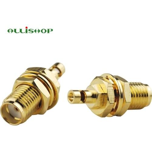 SMA Female Jack Solder Bulkhead for 1.13 0.81 Cable Straight RF Coaxial Connector