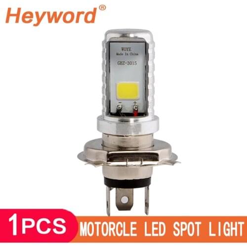 H4 LED Headlight Bulbs Universal DC 12V 18W LED COB Motorcycle Headlight Lamp Scooter Outdoor LightingH4/P15D/BA20D COB 16W