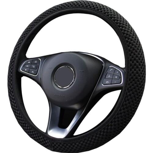 Summer Breathable 3D Car Steering Wheel Cover Anti-Slip Dust-proof Shell For ABARTH Acura ALFA ROMEO AUDI Mercedes Benz BMW etc