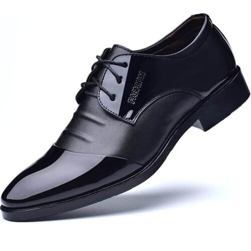 Vogue Business Dress Men Shoes New Classic Leather Mens Suits Shoes Vogue Slip On Dress Shoes Men Oxfords Fad dfg4