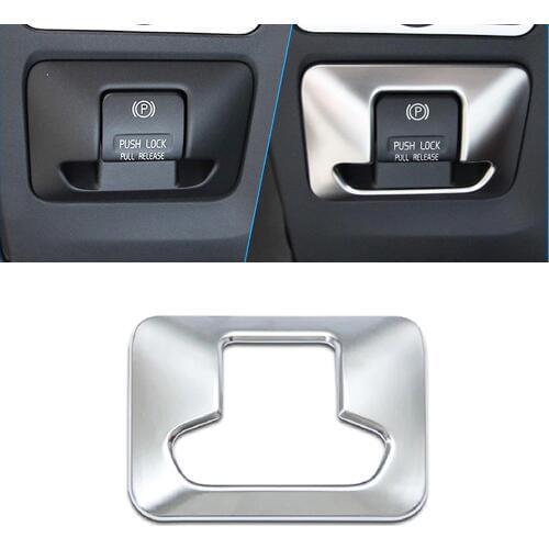 JEAZEA Car Styling ABS Chrome Electronic Handbrake Button Panel Trim Cover fit for Volvo XC60 V60 XC70 S60 S80 2010 - 2013 2014