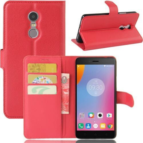 Luxury Wallet Flip Leather Case For Lenovo K6 Note Vibe K6 Note K53a48 K6 Plus Phone Leather Back Cover Case with Stand Etui
