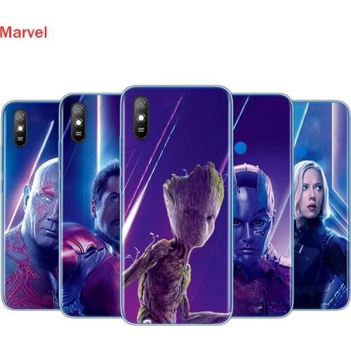 Silicone Cover The Avengers Man For Xiaomi Redmi 9T 9 9C 9A 9AT 9i 8 8A 7 6 Pro 7A 6A 5 5A 4X Plus Phone Case